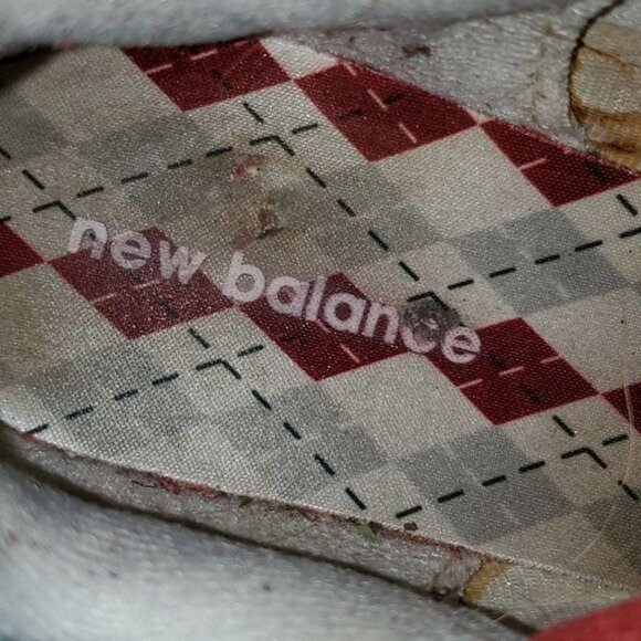 New Balance Sneakers Shoes LEATHER 442 White Red Women's WOMAN'S Size 7 - Picture 9 of 11